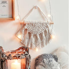 Hand-woven tapestry wall decoration decoration.