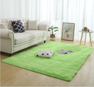 Silky Fluffy Carpet Modern Home Decor Long Plush Shaggy Rug.