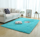 Silky Fluffy Carpet Modern Home Decor Long Plush Shaggy Rug.