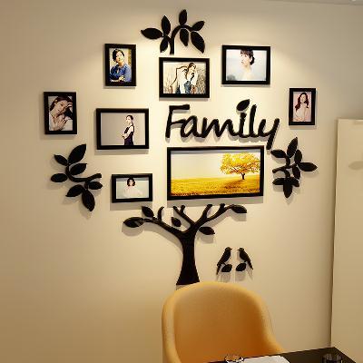 Photo frame tree 3d wall sticker.