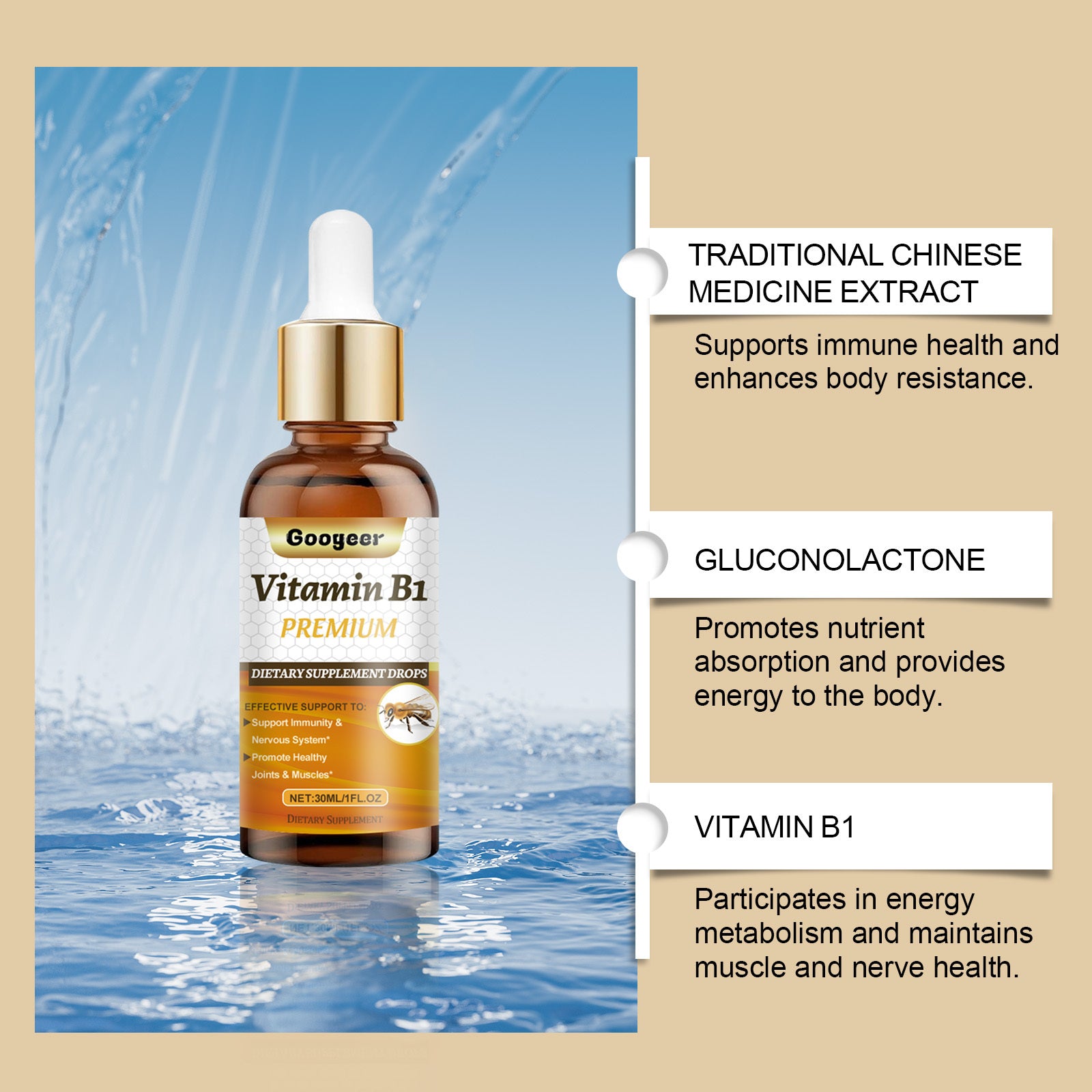 Dietary Supplements, Drops, Vitamins, Dietary Supplement, Boosts Vitality, Boosts Energy, Boosts Immunity, Keeps Joints And Muscles Healthy.