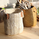 Hand woven basket flower basket basket rattan.