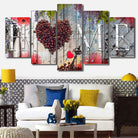 Home sweet home decoration board.