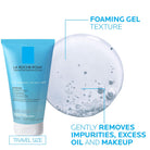 La Roche-Posay Toleraine Skin Care Set, Double Repair Face Moisturizer 100Ml & Purifying Foaming Facial Cleanser 50Ml, Oil Free Moisturizer & Face Wash for Oily Skin, Formulated with Niacinamide