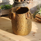 Hand woven basket flower basket basket rattan.