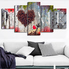 Home sweet home decoration board.