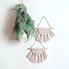 Hand-woven tapestry wall decoration decoration.