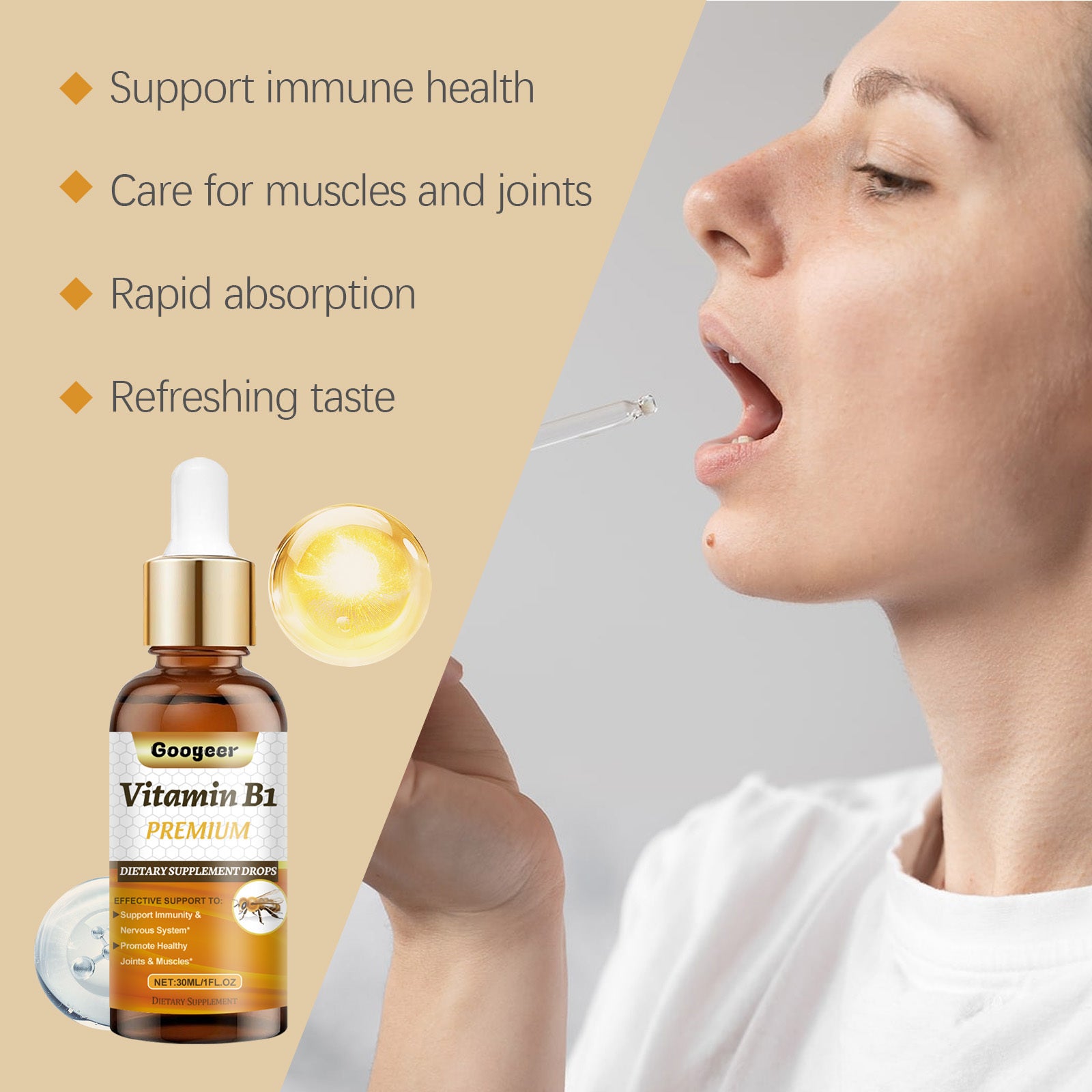 Dietary Supplements, Drops, Vitamins, Dietary Supplement, Boosts Vitality, Boosts Energy, Boosts Immunity, Keeps Joints And Muscles Healthy.