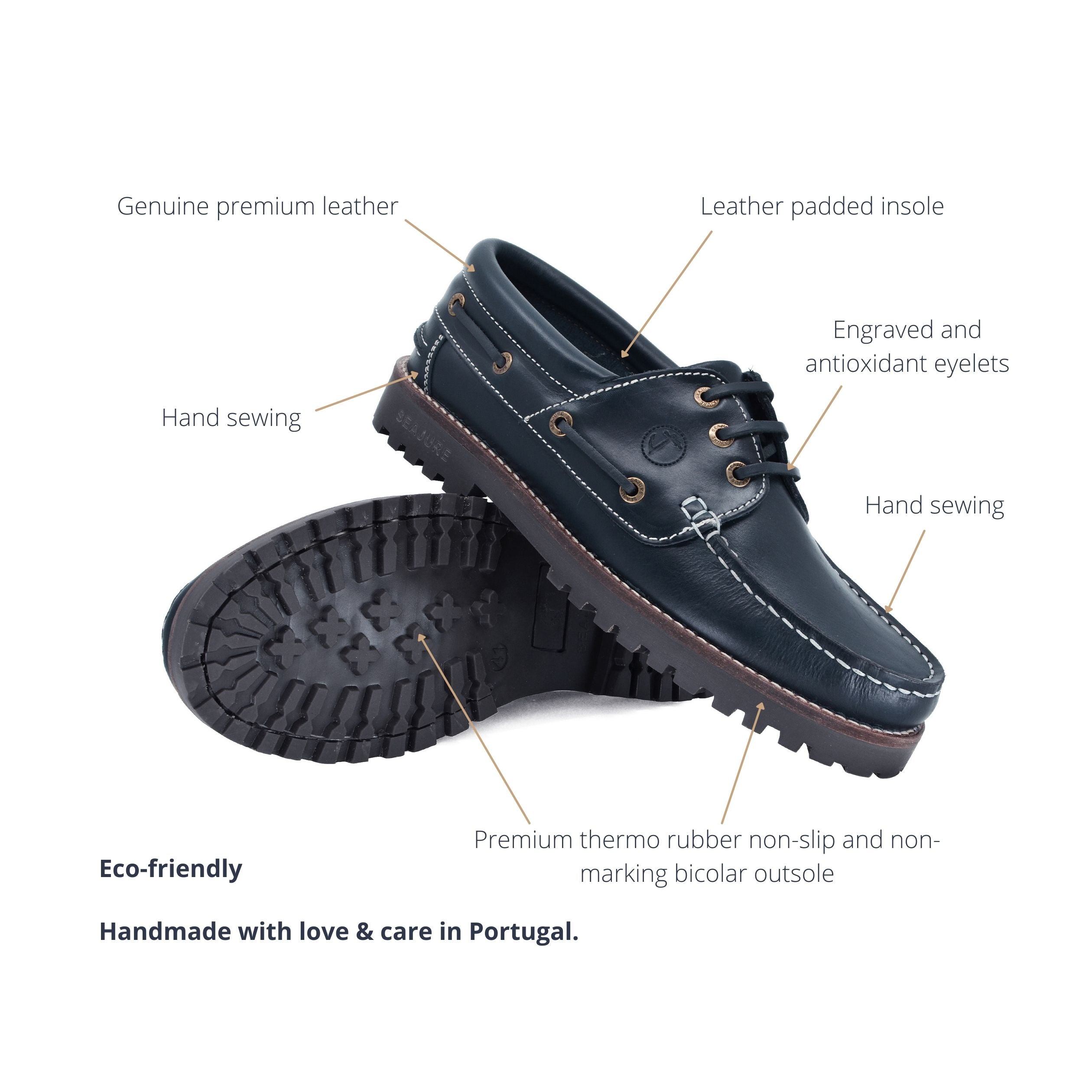 Men Boat Shoe Lubmin - Life's Fun Treasures