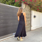 CALLIE MAXI DRESS - BLACK - Life's Fun Treasures