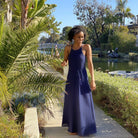 CALLIE MAXI DRESS - BLACK - Life's Fun Treasures