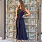 CALLIE MAXI DRESS - BLACK - Life's Fun Treasures