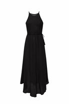 CALLIE MAXI DRESS - BLACK - Life's Fun Treasures
