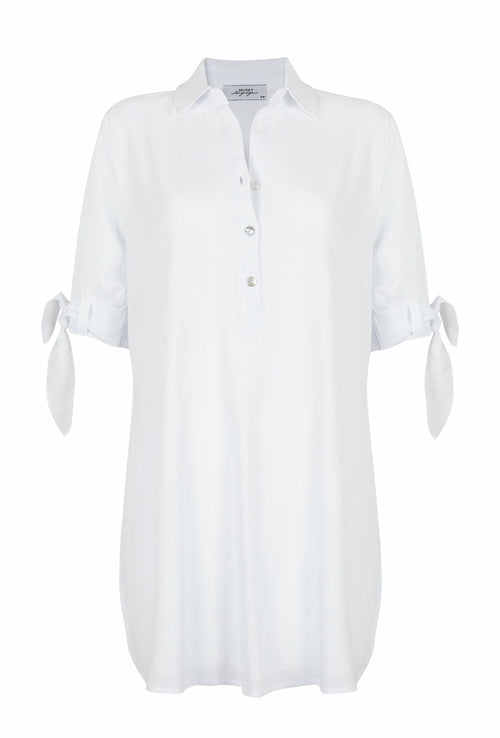 SHERV MINI DRESS - WHITE - Life's Fun Treasures
