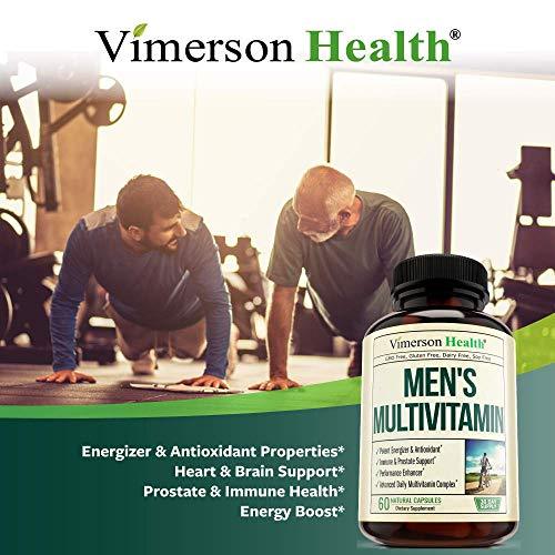 Multivitamin For Men - Complete Mens Multivitamins & Multiminerals With Vitamin A, C, D, E, B12, Zinc & More Essential Vitamins For Men - Mens Vitamins For Energy, Focus, And Mens Health. 60 Capsules.