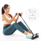 Multifunction Resistance Elastic Bands with Exercise Guide Tensport - Life's Fun Treasures