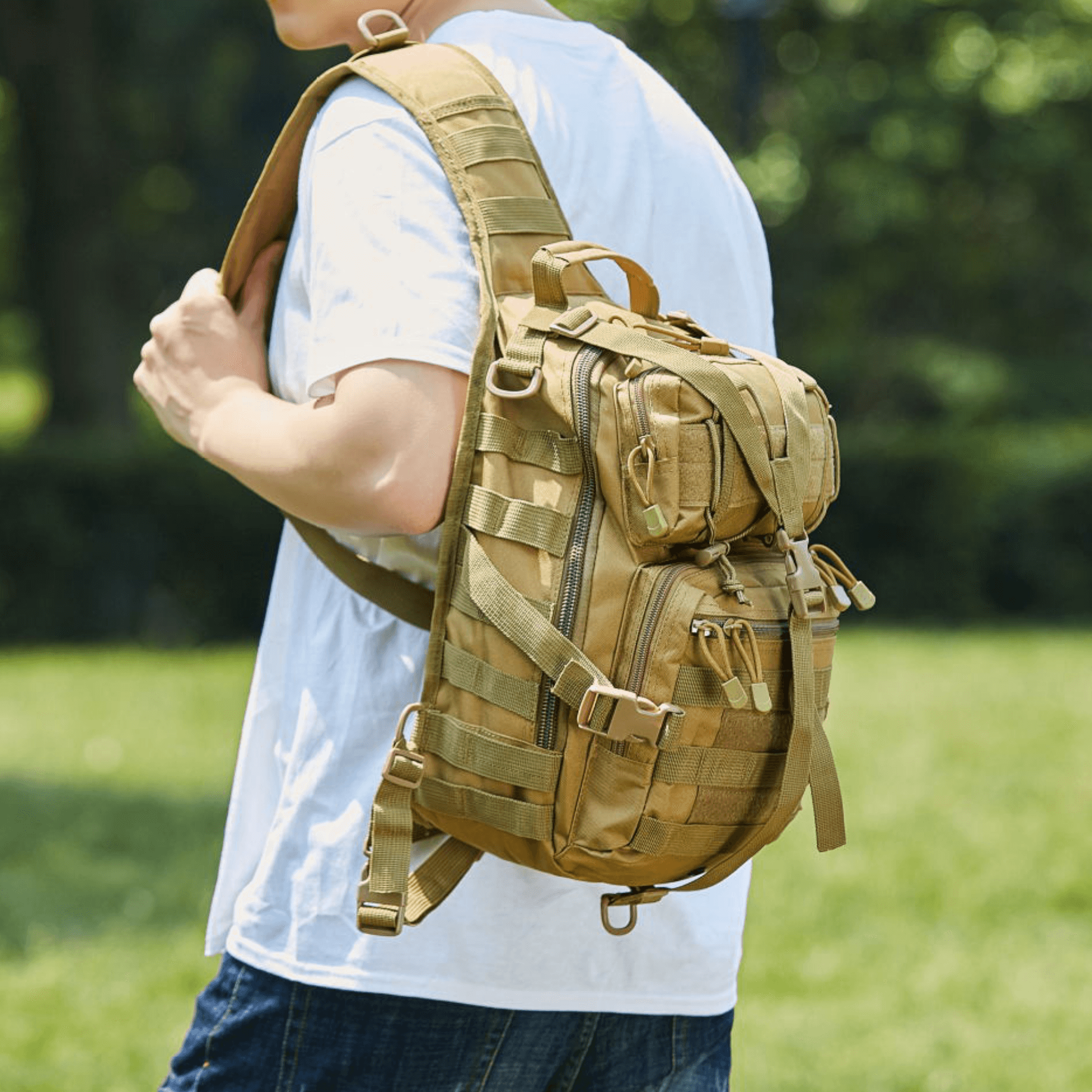 Tactical Medium Sling Range Bag - Life's Fun Treasures