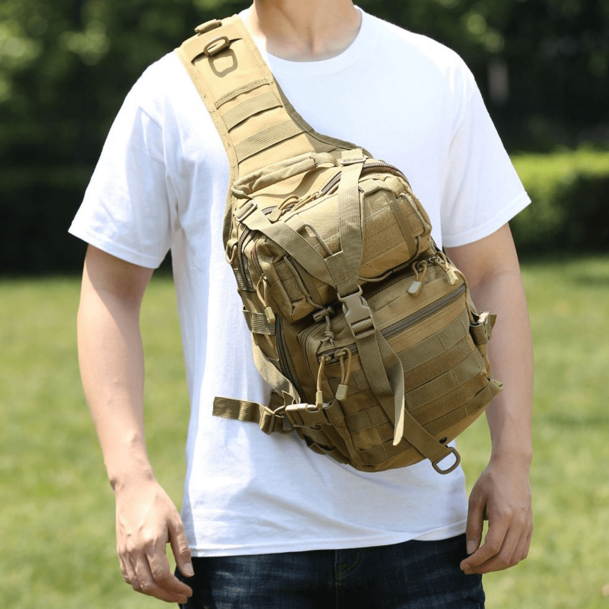 Tactical Medium Sling Range Bag - Life's Fun Treasures