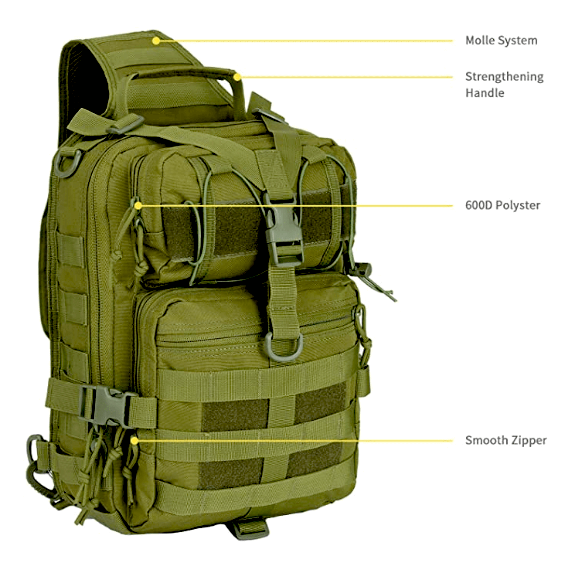 Tactical Medium Sling Range Bag - Life's Fun Treasures