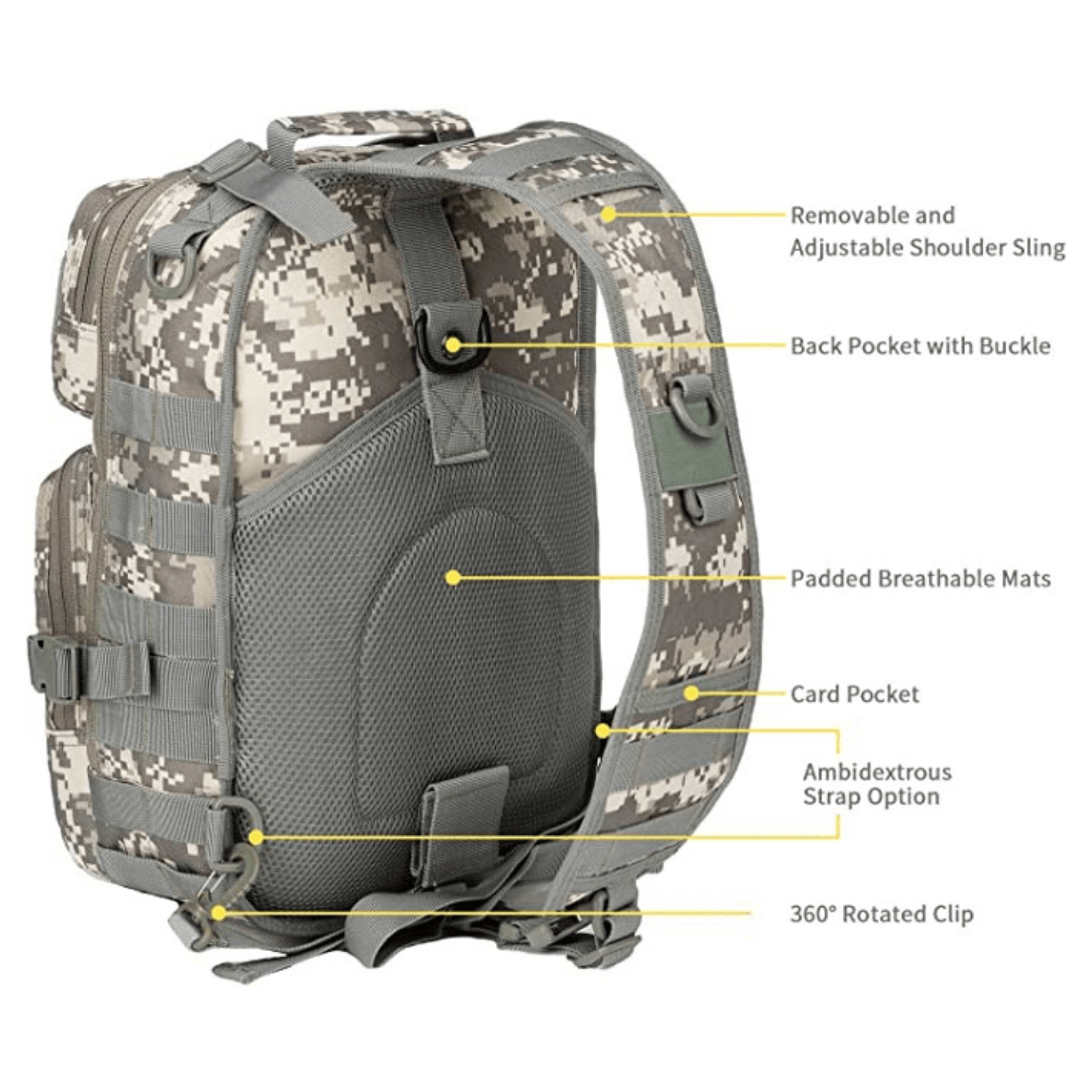 Tactical Medium Sling Range Bag - Life's Fun Treasures
