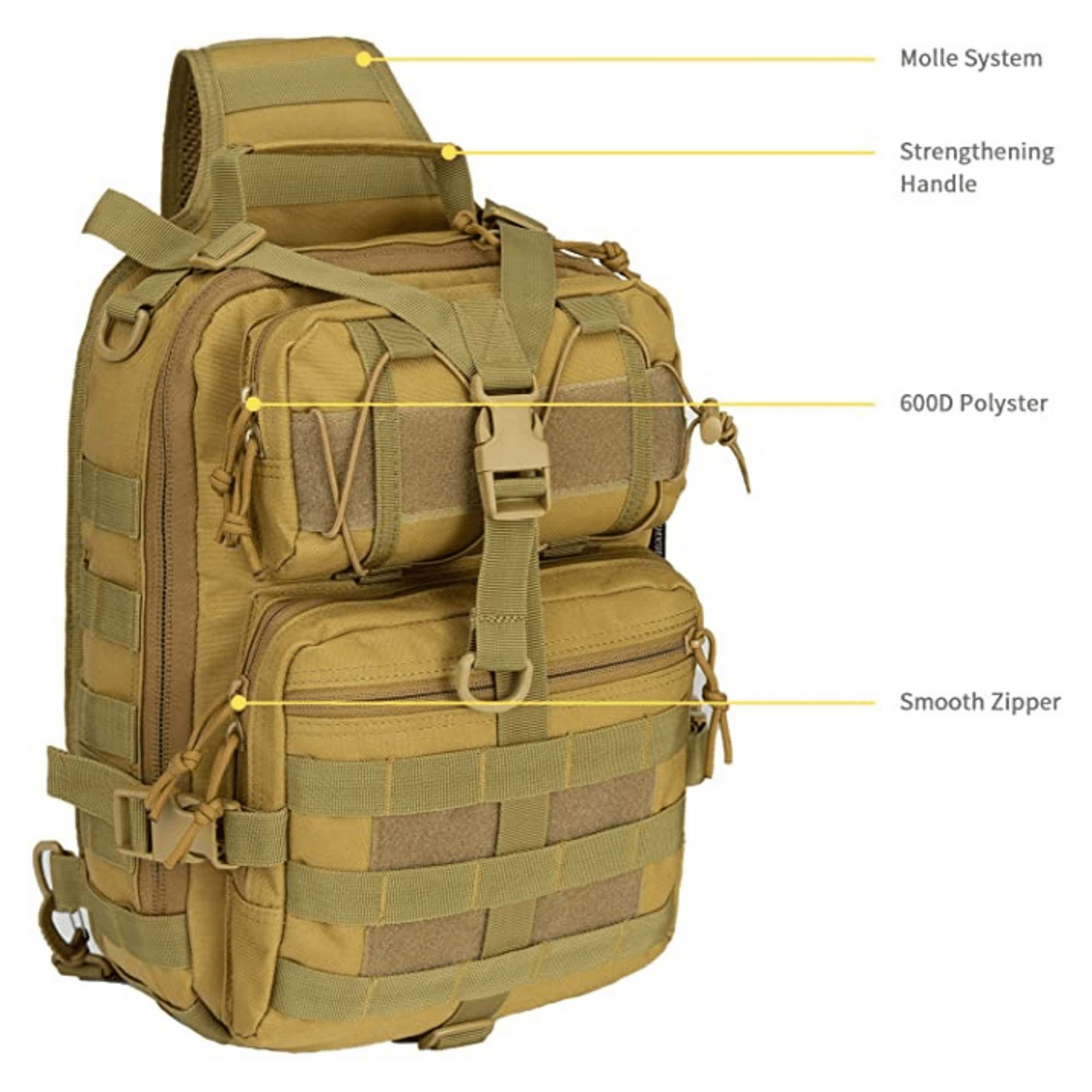 Tactical Medium Sling Range Bag - Life's Fun Treasures