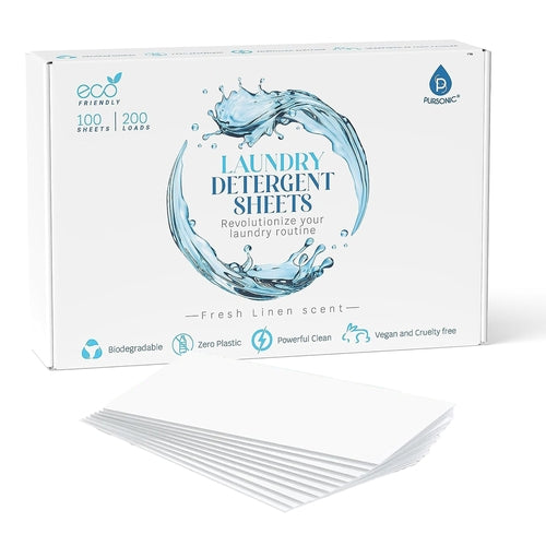 Natural Laundry Detergent Sheets ,Eco Friendly– Fresh Linen Scent - Life's Fun Treasures