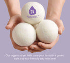 Wool Dryer Balls Bundle - Reusable Laundry Balls Made from Pure New - Life's Fun Treasures