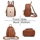 Women Backpack Purse Woven Trendy Stylish Casual Dayback Handbag - Life's Fun Treasures