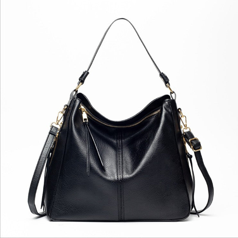 Large vegan leather hobo handbag for women with detachable long strap - Life's Fun Treasures