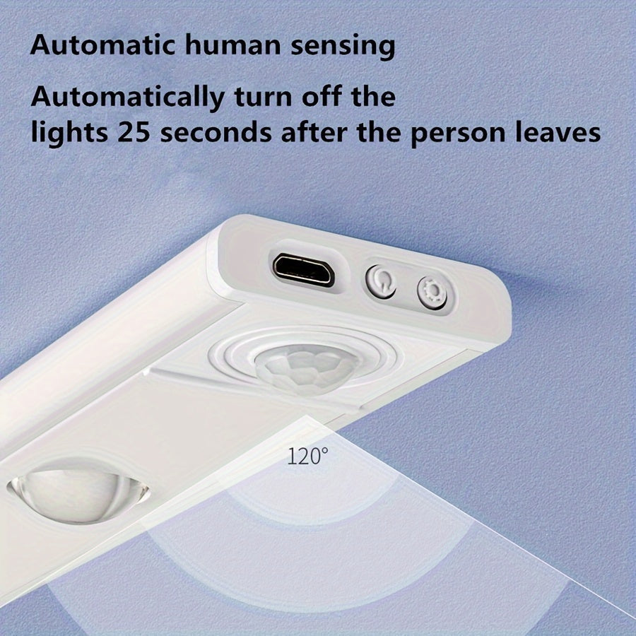 Smart MotionSensing LED Light USB Rechargeable Dimmable Wireless - Life's Fun Treasures