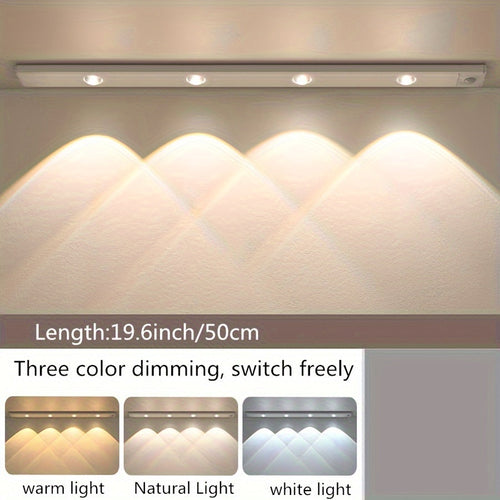 Smart MotionSensing LED Light USB Rechargeable Dimmable Wireless - Life's Fun Treasures