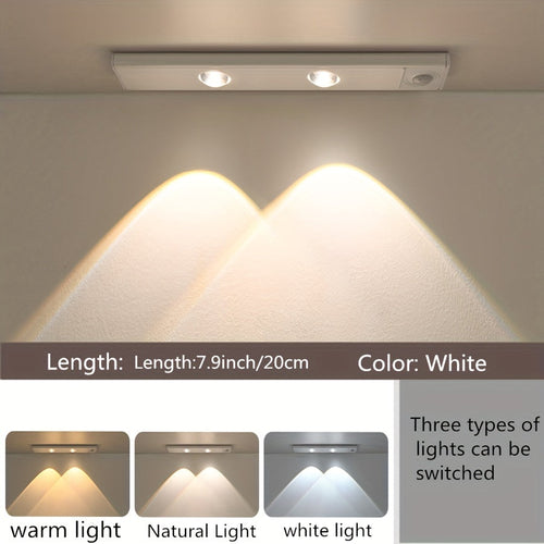 Smart MotionSensing LED Light USB Rechargeable Dimmable Wireless - Life's Fun Treasures