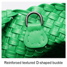 PU Leather Hand-woven Handbag 2 in 1 Single-shoulder Messenger - Life's Fun Treasures