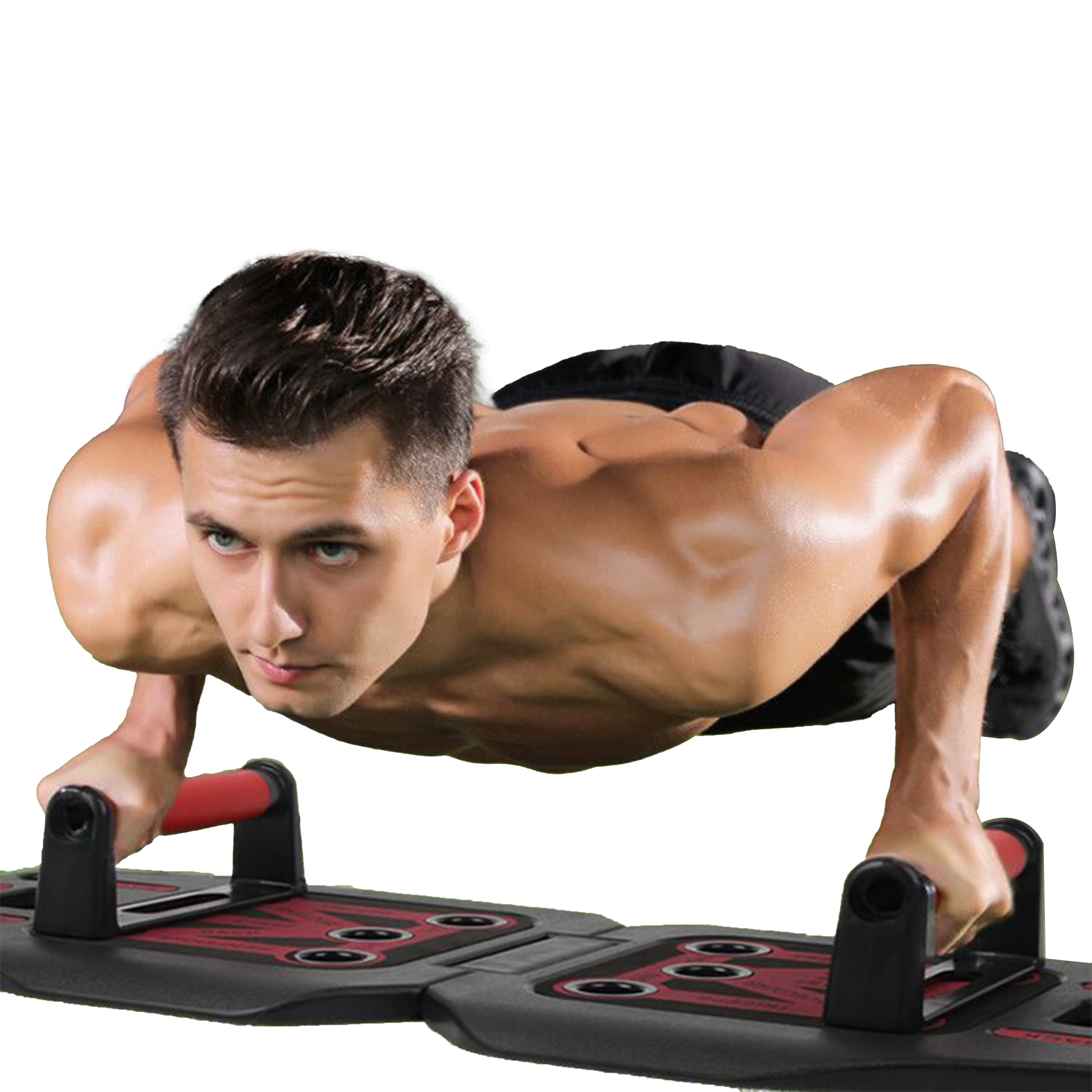 9 in 1 Push Up Rack Board System Fitness Workout Train Gym Exercise.