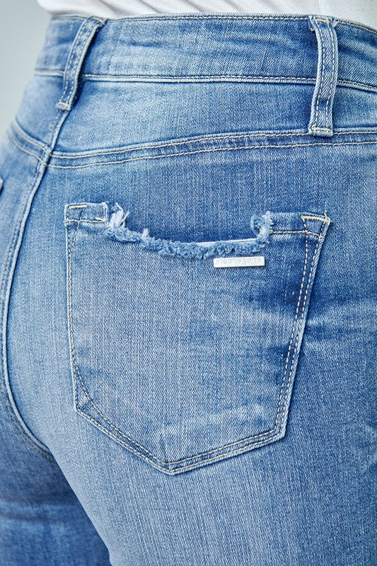 HIGH RISE ANKLE SKINNY JEANS - Life's Fun Treasures