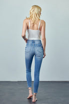 HIGH RISE ANKLE SKINNY JEANS - Life's Fun Treasures
