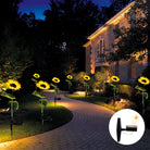 Solar Powered Sunflower Flowers Lights(2 Packs) - Life's Fun Treasures