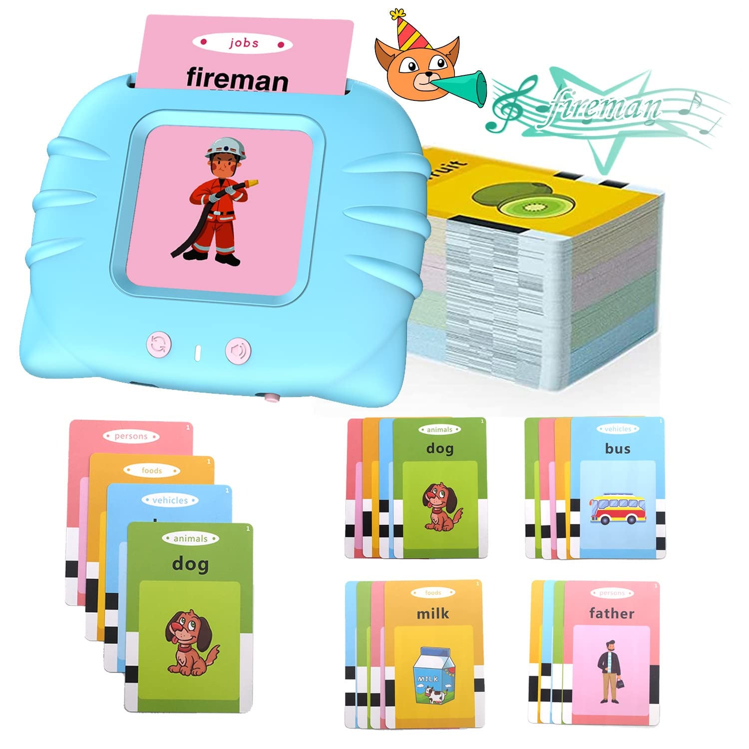 Children's Enlightening Early Education Smart Pure English Card.