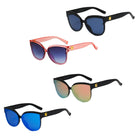 LENOIR | Women Oversized Mirrored Cat Eye Sunglasses - Life's Fun Treasures
