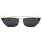 ESTEVAN | Women Metal Retro Flat Lens Rectangular Sunglasses - Life's Fun Treasures