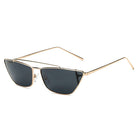 ESTEVAN | Women Metal Retro Flat Lens Rectangular Sunglasses - Life's Fun Treasures