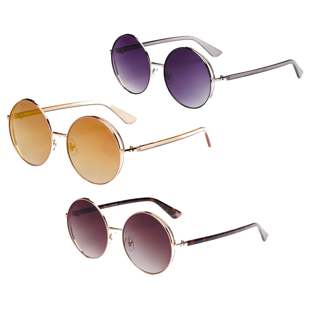 KARLSTAD | Women Classic Round Lennon Fashion Sunglasses - Life's Fun Treasures