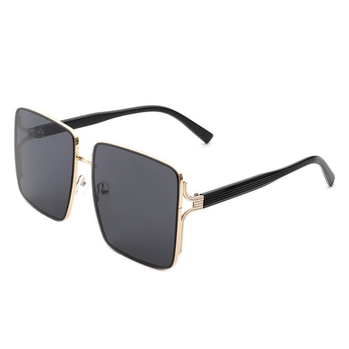 Evangely - Classic Square Tinted Fashion Oversize Women Sunglasses - Life's Fun Treasures