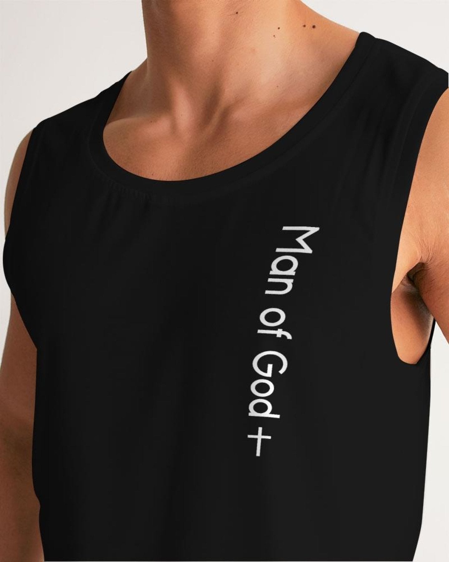 Mens Tank Top - Man of God Sports Top - Life's Fun Treasures