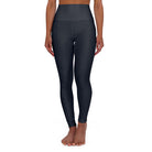 Womens High Waist Fitness Leggings / Yoga Pants - Dark Blue - Life's Fun Treasures
