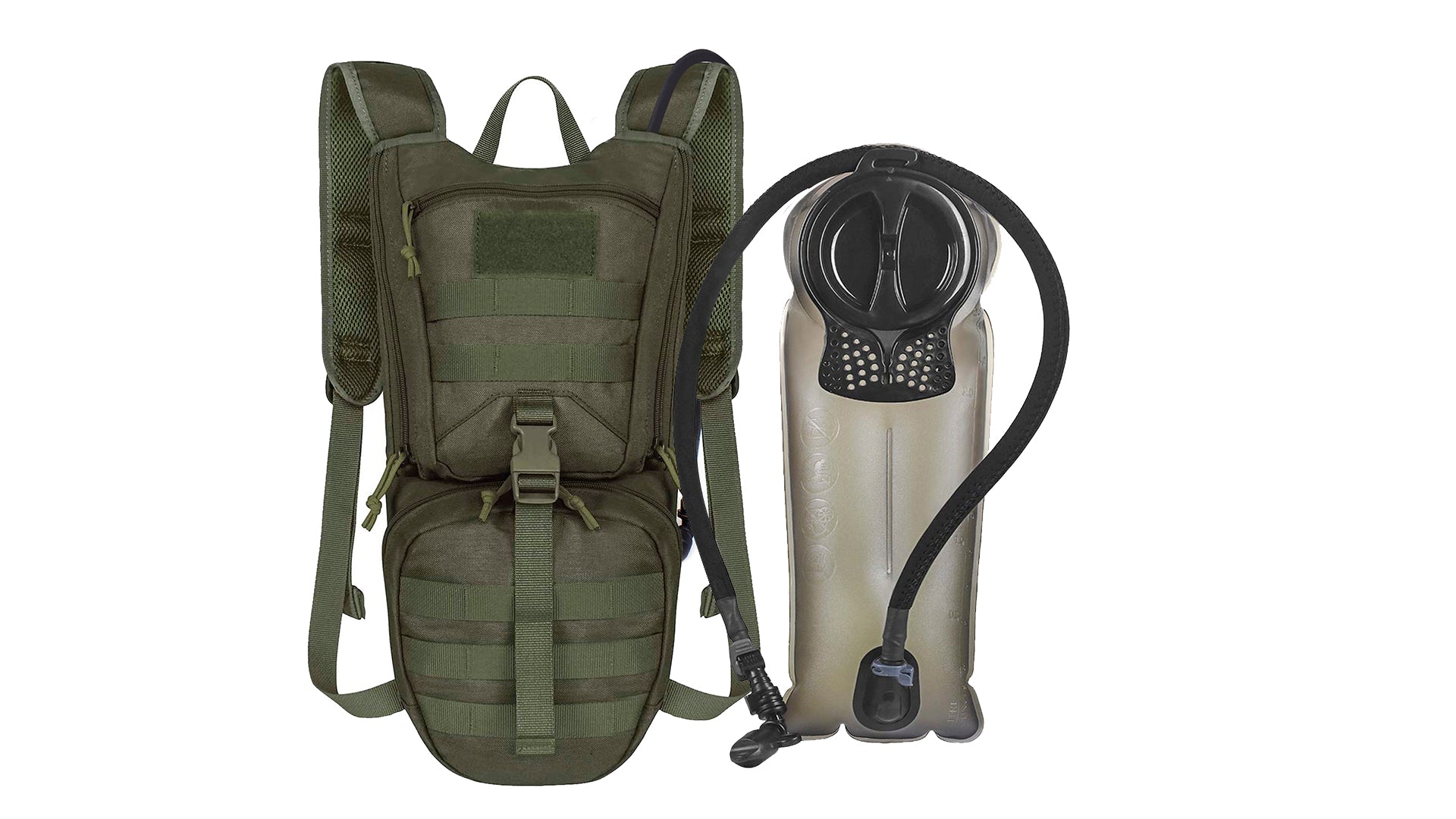 Tactical Hydration Backpack with 2.5L Bladder and Thermal Insulation - Life's Fun Treasures