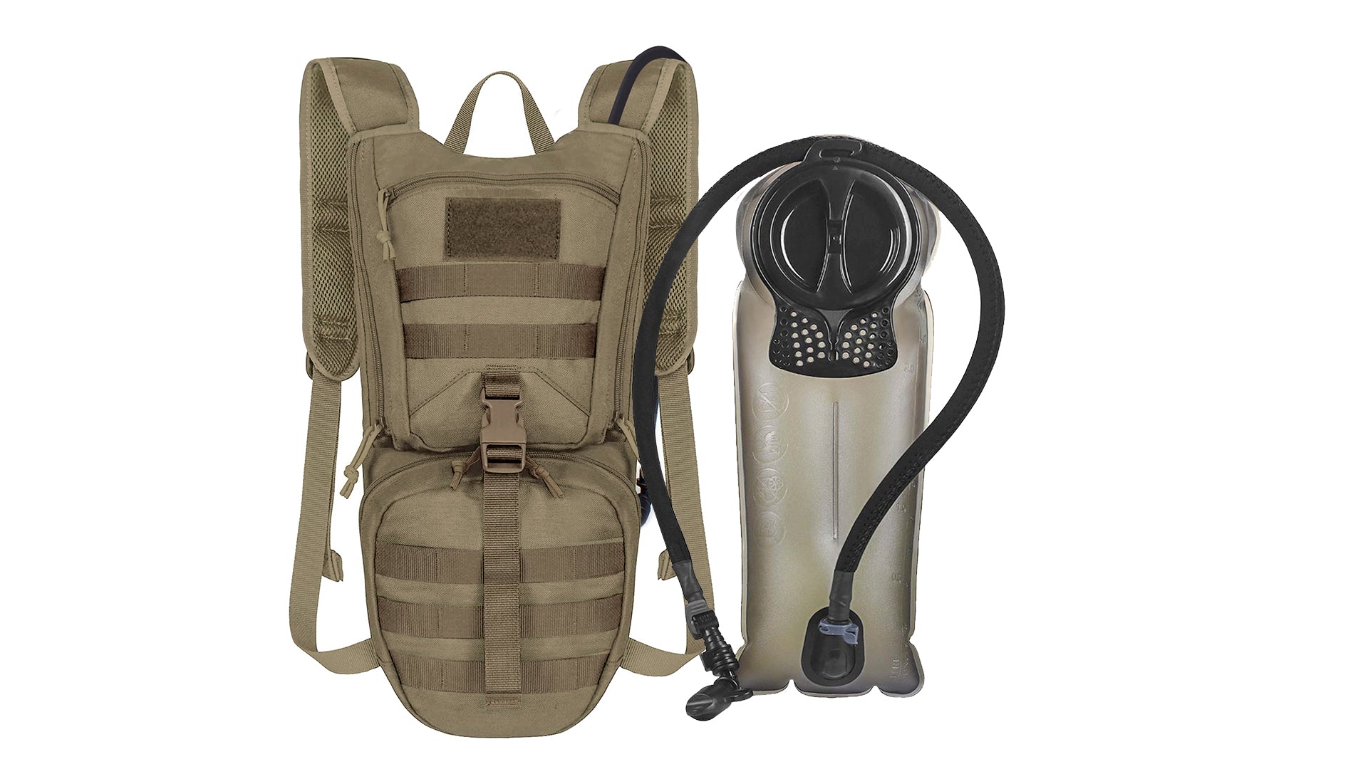 Tactical Hydration Backpack with 2.5L Bladder and Thermal Insulation - Life's Fun Treasures