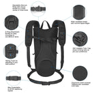 Tactical Hydration Backpack with 2.5L Bladder and Thermal Insulation - Life's Fun Treasures