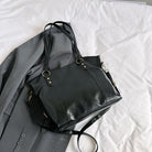 PU Leather Tote Bag - Life's Fun Treasures