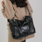 PU Leather Tote Bag - Life's Fun Treasures
